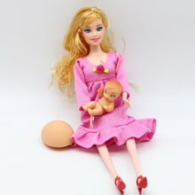 Load image into Gallery viewer, Childrens Toys Dolls 1pcs Educational Real Pregnant Doll Suit Mom Doll Have a Baby in her Tummy for Barbies Doll Child Toy
