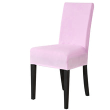 Load image into Gallery viewer, Plush Thick Chair Cover Washable Elastic Winter Warm Velvet Chair Protector Case Kitchen Restaurant housse de chaise
