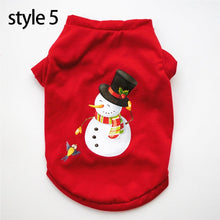 Load image into Gallery viewer, Christmas Cotton Pet Closing Dog Clothes New Year Puppy Dog Costume Pet Vest Shirt for Dog

