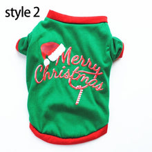 Load image into Gallery viewer, Christmas Cotton Pet Closing Dog Clothes New Year Puppy Dog Costume Pet Vest Shirt for Dog
