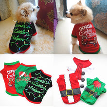 Load image into Gallery viewer, Christmas Cotton Pet Closing Dog Clothes New Year Puppy Dog Costume Pet Vest Shirt for Dog
