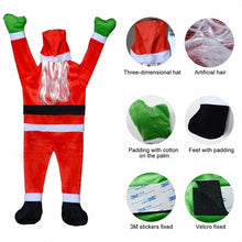 Load image into Gallery viewer, Christmas Decoration Ornaments Flannel Santa Claus Mini Decorative Costume Clothes Home Shopping Mall Hotel Coffee Shop Decor
