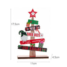 Load image into Gallery viewer, Christmas Decoration Wooden Ornaments DIY Crafts Christmas Decorations for Home Xmas Gifts Happy New Year 2023 Navidad 2023
