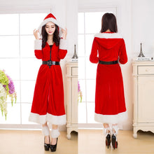 Load image into Gallery viewer, Christmas Dress Sexy Women Santa Claus Costume Fancy Dress Sexy Cosplay Costume Party Dress Red Velvet Dresses
