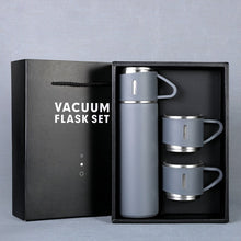 Load image into Gallery viewer, Christmas Gift Set of3/1 Wine Beer Coffee Food 500ml Stanley Thermos water bottle + 2 with handle mug cup thermal termos for tea
