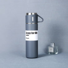 Load image into Gallery viewer, Christmas Gift Set of3/1 Wine Beer Coffee Food 500ml Stanley Thermos water bottle + 2 with handle mug cup thermal termos for tea
