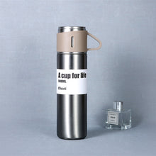 Load image into Gallery viewer, Christmas Gift Set of3/1 Wine Beer Coffee Food 500ml Stanley Thermos water bottle + 2 with handle mug cup thermal termos for tea
