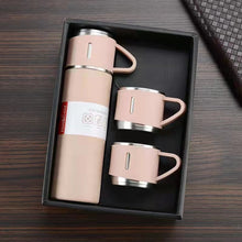 Load image into Gallery viewer, Christmas Gift Set of3/1 Wine Beer Coffee Food 500ml Stanley Thermos water bottle + 2 with handle mug cup thermal termos for tea
