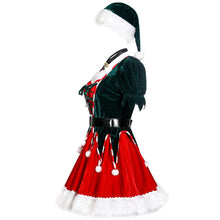Load image into Gallery viewer, Christmas Green Elf Costume Adult Women's Christmas Party Cosplay Christmas Tree Costume
