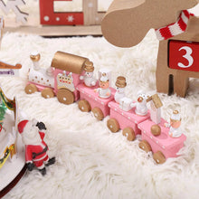 Load image into Gallery viewer, Christmas Pink Train Merry Christmas Ornaments Christmas Decoration For Home Table 2023 Noel Navidad Xmas Gifts New Year
