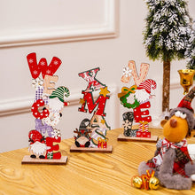 Load image into Gallery viewer, Christmas Wooden Pendants Xmas Tree Hanging Ornaments Christmas Decorations for Home Kids Gift Noel Navidad Decor
