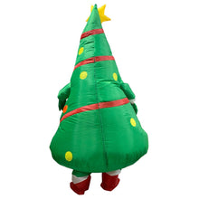 Load image into Gallery viewer, Christmas tree inflatable Costume funny Adult Men Women Santa Claus inflatable clothes Fancy Dress Mascot Cosplay costumes
