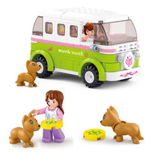 Load image into Gallery viewer, City Town Building Block City Great Vehicles Municipal Car Garbage Truck Light Repair Truck Road Sweeper Sprinkler Bricks Toy
