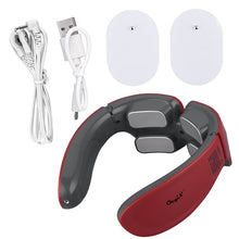Load image into Gallery viewer, CkeyiN Electric Low Frequency Shoulder Neck Massager TENS Pulse Smart Timing Relax Massage Physiotherapy Machine Relieve Fatigue
