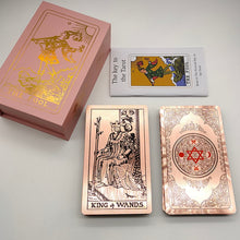 Load image into Gallery viewer, Classical Gold Foil Waterproof Tarot Cards With Megnet Box As Special Gift
