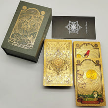 Load image into Gallery viewer, Classical Gold Foil Waterproof Tarot Cards With Megnet Box As Special Gift
