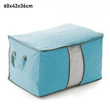 Load image into Gallery viewer, Clothes Quilt Storage Bag Blanket Closet Sweater Organizer Box Sorting Pouches Cabinet Container Travel Home Dropshipping
