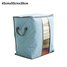 Load image into Gallery viewer, Clothes Quilt Storage Bag Blanket Closet Sweater Organizer Box Sorting Pouches Cabinet Container Travel Home Dropshipping
