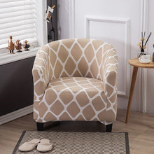 Load image into Gallery viewer, Club Chair Slipcover Stretch Armchair Covers Printed Tub Chair Cover Sofa Cover Spandex Couch Covers for Bar Counter Living Room
