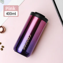 Load image into Gallery viewer, Coffee Mug Coffee Cup Cafe Tazas Garrafa Termica Agua Gelada Botella Bidon Water Bottle  Office Cup  Stainless Steel Termo cafe
