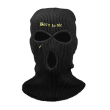 Load image into Gallery viewer, Winter Fashion Warm AK47 SAVAGE Ski Mask Hats 3-Hole Knit Full Face Cover Balaclava Hat Unisex Embroidery Beanies
