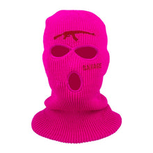 Load image into Gallery viewer, Winter Fashion Warm AK47 SAVAGE Ski Mask Hats 3-Hole Knit Full Face Cover Balaclava Hat Unisex Embroidery Beanies
