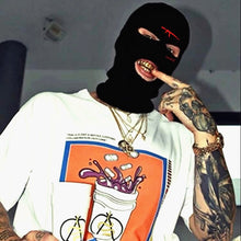 Load image into Gallery viewer, Winter Fashion Warm AK47 SAVAGE Ski Mask Hats 3-Hole Knit Full Face Cover Balaclava Hat Unisex Embroidery Beanies
