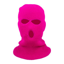 Load image into Gallery viewer, Winter Fashion Warm AK47 SAVAGE Ski Mask Hats 3-Hole Knit Full Face Cover Balaclava Hat Unisex Embroidery Beanies

