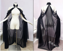 Load image into Gallery viewer, Unisex Mantle Hooded Cloak Coat Wicca Robe Medieval Cape Shawl Halloween Party Witch Wizard Cosplay Costumes Women
