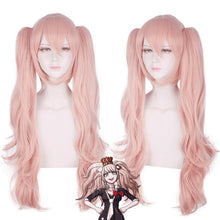 Load image into Gallery viewer, Cos Gift Dangan Ronpa Monokuma Women Long White Black Wig Danganronpa: Trigger Happy Havoc Cosplay Long Wig Hair Syntheti
