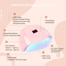 Load image into Gallery viewer, Acrylic Powder Set Nail Drying Lamp Nail Drill Glitter All For Manicure Machine Tools Brush Professional Nail Kit Nails
