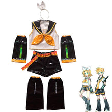 Load image into Gallery viewer, Cosplay Rin Len PU Uniforms Outfits Cosplay Costume Wig
