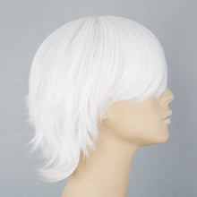 Load image into Gallery viewer, Cosplay Wig Fei-Show Synthetic Heat Resistant Short Wavy Hair Costume Cosplay Halloween Carnival Events Party Yellow Hairpiece
