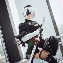 Load image into Gallery viewer, Cosplay Wig YoRHa No.2 Type B 2BYoRH 2A 9S 2B wig NieR:Automata Costume Play Wigs Costumes Hair +Wig Cap
