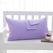 Load image into Gallery viewer, Cotton Pillowcase Solid Color Pillow Case Bedding Black Pillow Cover Envelope Custom Pillow Case Cover 40x60 40x70 50x70
