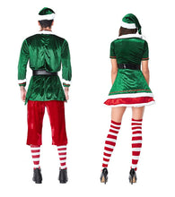Load image into Gallery viewer, Couple Lover Christmas Cosplay Santa Claus  Elf Costume
