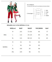Load image into Gallery viewer, Couple Lover Christmas Cosplay Santa Claus  Elf Costume
