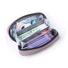 Load image into Gallery viewer, Pencil Case Creative Canvas Large Capacity School Pen Case Supplies
