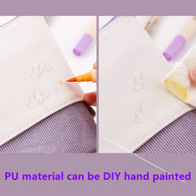 Load image into Gallery viewer, Pencil case school stationery Storage bag  Solid color Pen case cute pen holder gifts for kid
