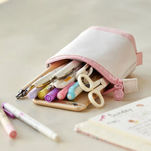 Load image into Gallery viewer, Pencil case school stationery Storage bag Solid color Pen case cute pen holder gifts for kid
