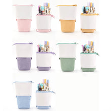 Load image into Gallery viewer, Pencil case school stationery Storage bag  Solid color Pen case cute pen holder gifts for kid
