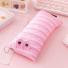 Load image into Gallery viewer, Pencil case Creative caterpillar zipper school Stationery storage bag cute Pen holder student pen case for kids
