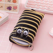 Load image into Gallery viewer, Pencil case Creative caterpillar zipper school Stationery storage bag cute Pen holder student pen case for kids
