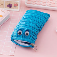 Load image into Gallery viewer, Pencil case Creative caterpillar zipper school Stationery storage bag cute Pen holder student pen case for kids
