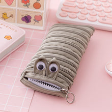 Load image into Gallery viewer, Pencil case Creative caterpillar zipper school Stationery storage bag cute Pen holder student pen case for kids
