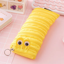 Load image into Gallery viewer, Pencil case Creative caterpillar zipper school Stationery storage bag cute Pen holder student pen case for kids
