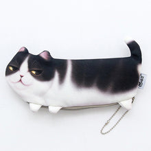 Load image into Gallery viewer, Pencil Case Cartoon Cat Soft Cloth School Stationery Pen Bag Gift for Girl Boy Student
