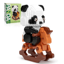Load image into Gallery viewer, Creative MINI Chinese Style Animal Panda Building Block MOC Hobbyhorse Panda Home Decoration Bricks Boys Children Kids Gifts
