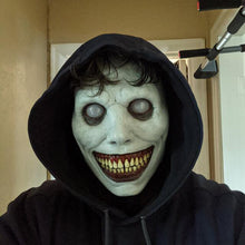 Load image into Gallery viewer, Creepy Halloween Mask Smiling Demons Horror Face Masks The Evil Cosplay Props Headwear Dress Up Party Clothing Accessories Gifts
