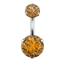Load image into Gallery viewer, Crystal Belly Button Rings Navel Ring  Zircon Drop Dangle Body Belly Piercing Jewelry for Women Beach Belly Navel Rings
